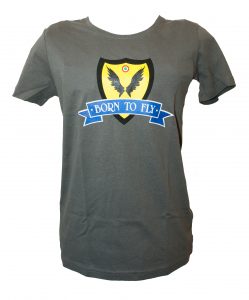 t shirt donna born to fly